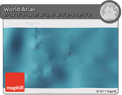 Satellite 3D Map of the Area around 14° 56' 57" S, 73° 10' 30" E
