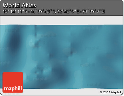 Satellite 3D Map of the Area around 14° 56' 57" S, 73° 10' 30" E