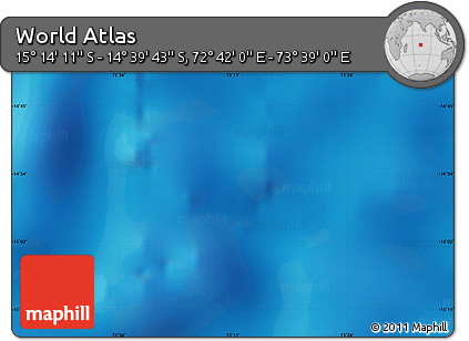 Physical Map of the Area around 14° 56' 57" S, 73° 10' 30" E