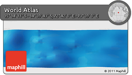 Physical Panoramic Map of the Area around 14° 56' 57" S, 73° 10' 30" E