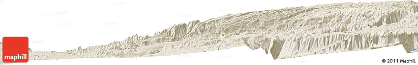 Shaded Relief Horizon Map of the Area around 14° 56' 57" S, 74° 43' 29" W Shaded Relief Horizon Map of the Area around 14° 56' 57" S, 74° 43' 29" W