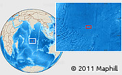 Shaded Relief Location Map of the area around 14° 56' 57" S, 77° 25' 30" E