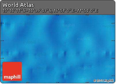Physical Map of the Area around 14° 56' 57" S, 77° 25' 30" E
