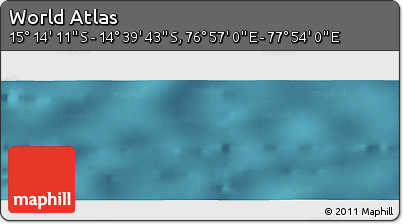 Satellite Panoramic Map of the Area around 14° 56' 57" S, 77° 25' 30" E
