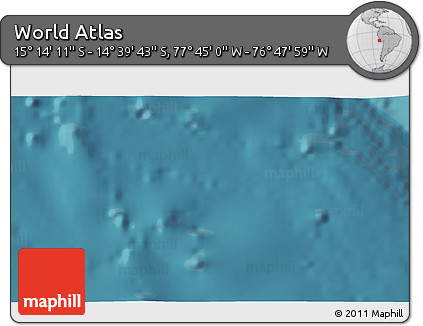 Satellite 3D Map of the Area around 14° 56' 57" S, 77° 16' 30" W