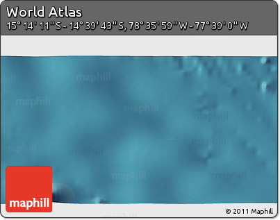 Satellite 3D Map of the Area around 14° 56' 57" S, 78° 7' 30" W