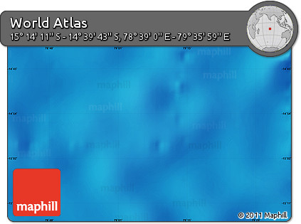 Physical Map of the Area around 14° 56' 57" S, 79° 7' 30" E