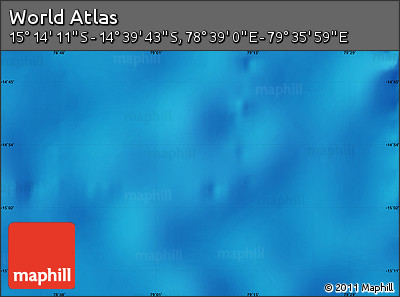 Physical Map of the Area around 14° 56' 57" S, 79° 7' 30" E