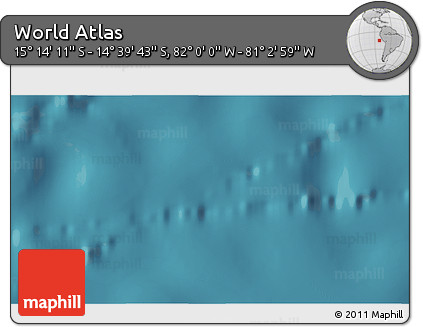 Satellite 3D Map of the Area around 14° 56' 57" S, 81° 31' 30" W
