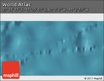 Satellite 3D Map of the Area around 14° 56' 57" S, 81° 31' 30" W