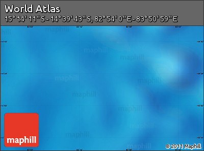 Physical Map of the Area around 14° 56' 57" S, 83° 22' 30" E