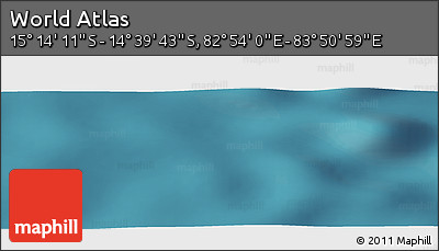 Satellite Panoramic Map of the Area around 14° 56' 57" S, 83° 22' 30" E