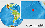 Physical Location Map of the area around 14° 56' 57" S, 83° 13' 29" W