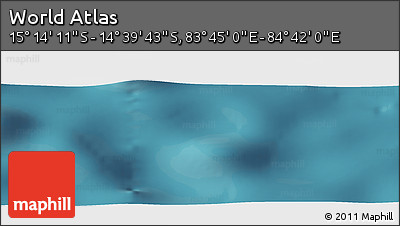 Satellite Panoramic Map of the Area around 14° 56' 57" S, 84° 13' 29" E