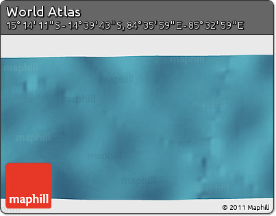 Satellite 3D Map of the Area around 14° 56' 57" S, 85° 4' 29" E