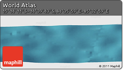 Satellite Panoramic Map of the Area around 14° 56' 57" S, 85° 4' 29" E