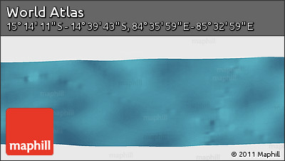 Satellite Panoramic Map of the Area around 14° 56' 57" S, 85° 4' 29" E