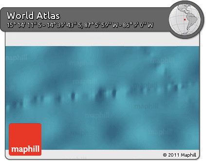 Satellite 3D Map of the Area around 14° 56' 57" S, 86° 37' 30" W