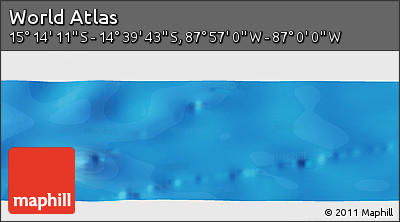 Political Panoramic Map of the Area around 14° 56' 57" S, 87° 28' 29" W
