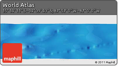Political Panoramic Map of the Area around 14° 56' 57" S, 87° 28' 29" W