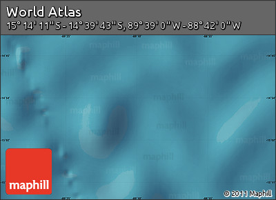 Satellite Map of the Area around 14° 56' 57" S, 89° 10' 30" W