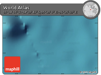 Satellite Map of the Area around 14° 56' 57" S, 96° 7' 30" E