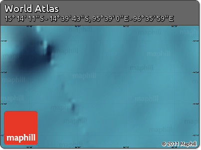 Satellite Map of the Area around 14° 56' 57" S, 96° 7' 30" E