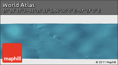 Satellite Panoramic Map of the Area around 14° 56' 57" S, 96° 58' 29" E