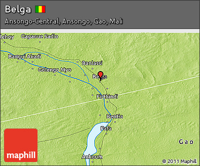 Physical 3D Map of Belga