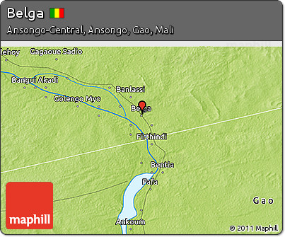 Physical 3D Map of Belga