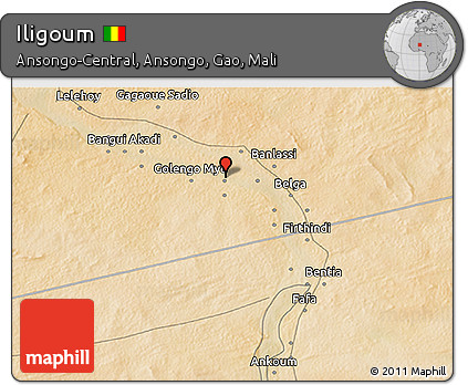 Satellite 3D Map of Iligoum