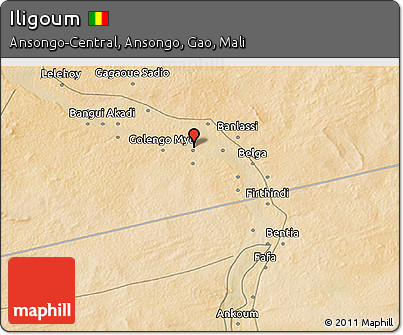 Satellite 3D Map of Iligoum
