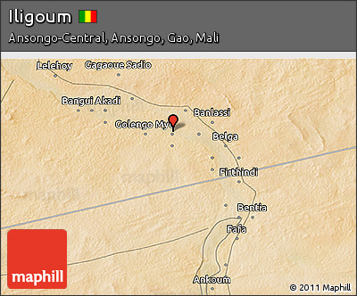 Satellite 3D Map of Iligoum