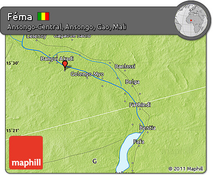 Physical Map of Féma