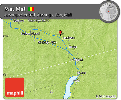 Physical Map of Mal Mal