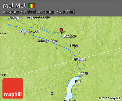 Physical Map of Mal Mal