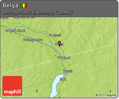 Physical Map of Belga