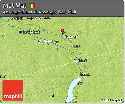 Physical Map of Mal Mal