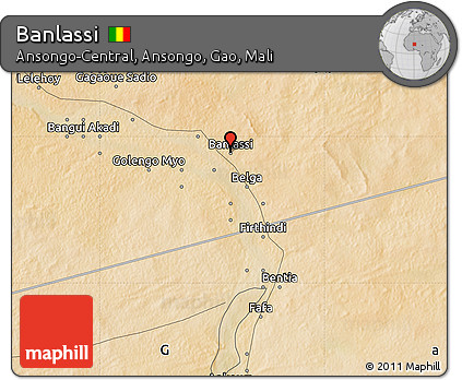 Satellite Map of Banlassi