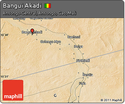 Satellite Map of Bangui Akadi