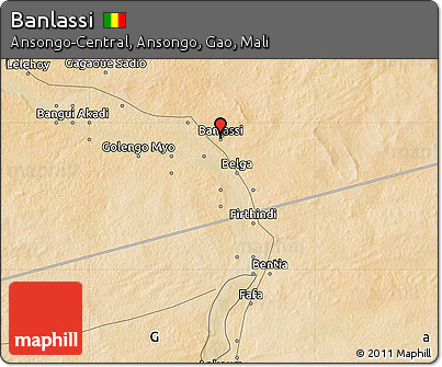 Satellite Map of Banlassi