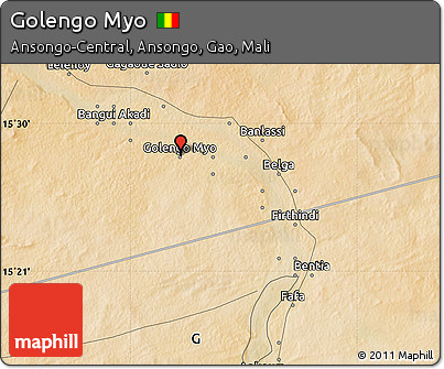 Satellite Map of Golengo Myo