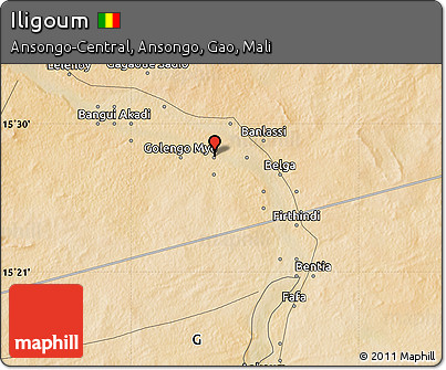 Satellite Map of Iligoum
