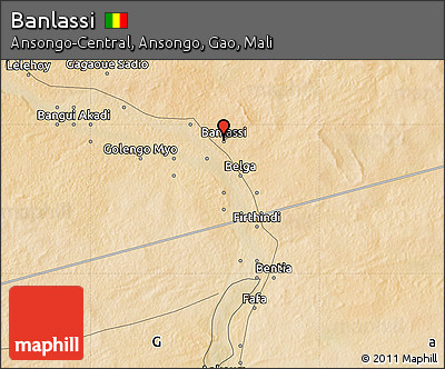 Satellite Map of Banlassi