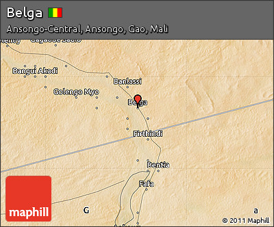 Satellite Map of Belga
