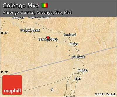 Satellite Map of Golengo Myo