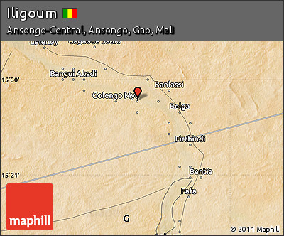Satellite Map of Iligoum