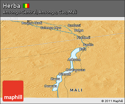 Political Panoramic Map of Herba
