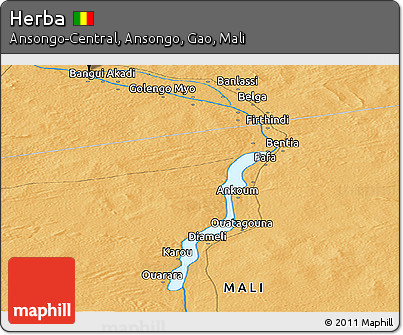 Political Panoramic Map of Herba