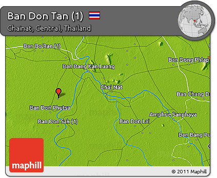 Physical 3D Map of Ban Don Tan (1)